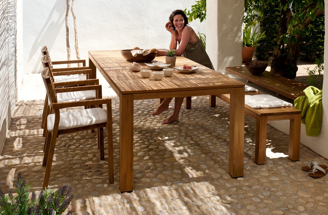 Garden Plus Moraira table de jardin 200x100 cm anthracite