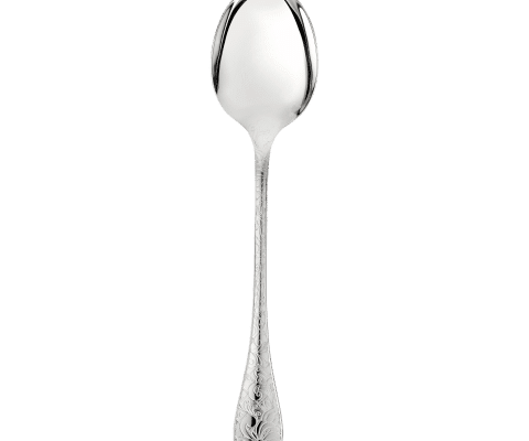 GARDEN OF EDEN SILVER SERVING SPOON 1<br /> Christofle