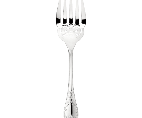 MARLY SILVER SERVING FISH FORK 1<br /> Christofle