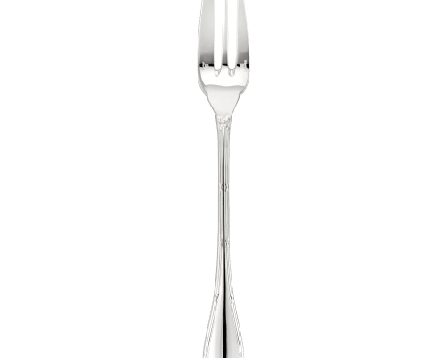 RIBBON SILVER PLATED SERVING FORK 1<br /> Christofle