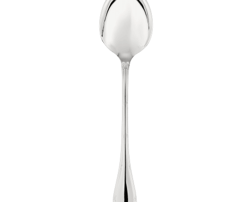 RIBBON SILVER PLATED SERVING SPOON 1<br /> Christofle