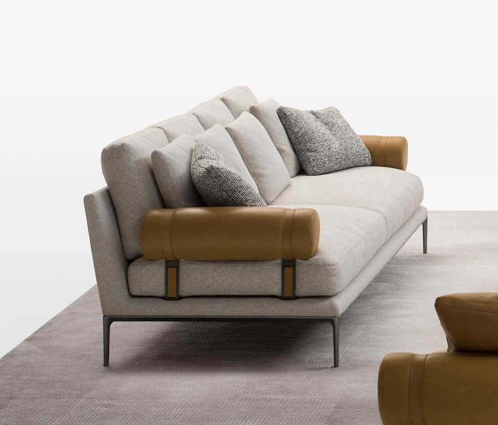 Sofa Atoll. Dim. 240x90 cm  B&B ITALIA